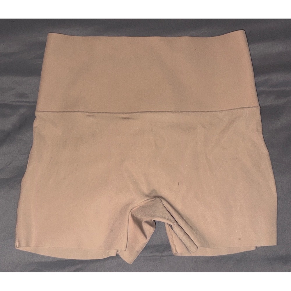 Curve Necessities Beige Slimming‎ Shapewear Boyshorts, Medium
